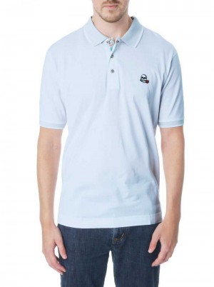 Robert Graham Archie Polo Tall Lichtblauw | XQ2659374