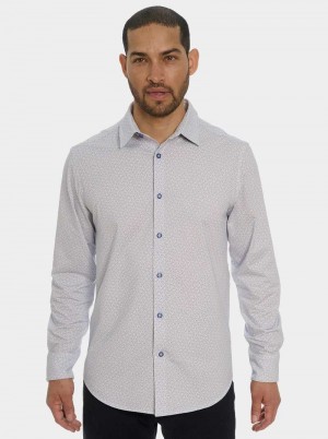 Robert Graham Asterisk Long Sleeve Button Down Shirt Blauw | EL8421796