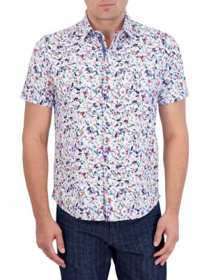 Robert Graham Bavaro Motion Short Sleeve Knit Shirt Multi | KN5304812