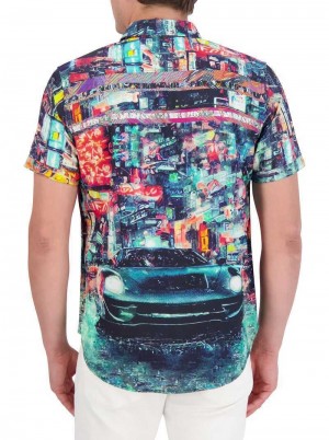 Robert Graham Boreal Short Sleeve Button Down Shirt Multi | ZE3162078