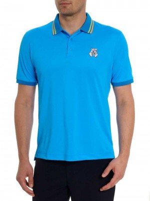 Robert Graham Bowtie Graham Polo Blauw | JF2015379