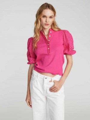 Robert Graham Brinley Shirt Magenta | LX9873564