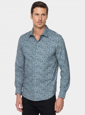 Robert Graham Clarendon Long Sleeve Button Down Shirt Grijs | PL5140682