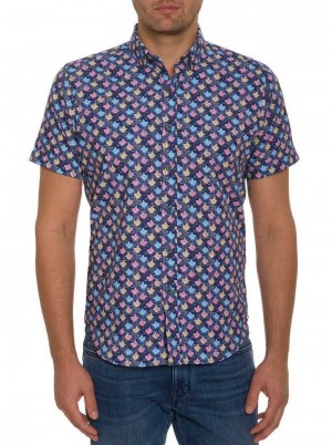 Robert Graham Clyford Short Sleeve Button Down Shirt Multi | WC8651037