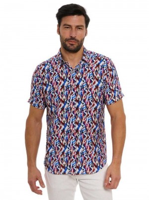 Robert Graham Crue Short Sleeve Button Down Shirt Multi | WO1379862