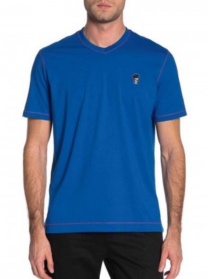 Robert Graham Damien T-shirt Cobalt | PO1562794