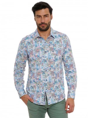 Robert Graham Delray Long Sleeve Knit Shirt Multi | KX3254619