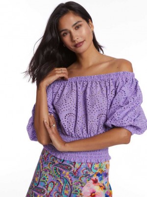 Robert Graham Esme Blouse Lilac | JF4380279