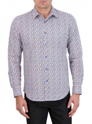Robert Graham Flamenco Motion Long Sleeve Knit Shirt Multi | PH8370926