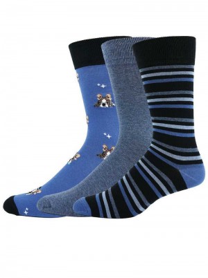 Robert Graham Frenchie 3 Pack Socks Multi | XF5086471