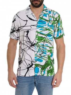 Robert Graham Garson Short Sleeve Button Down Shirt Multi | WA2046597
