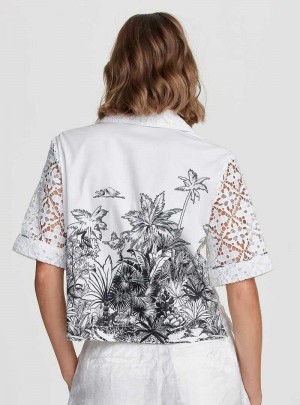 Robert Graham Gemma Shirt Wit | HQ7613854