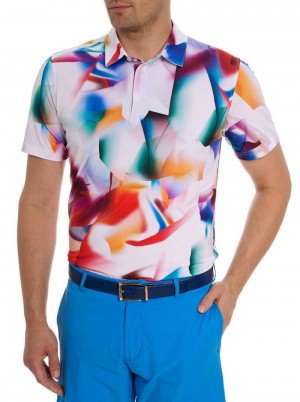 Robert Graham Hiatus Polo Wit | RJ7438059