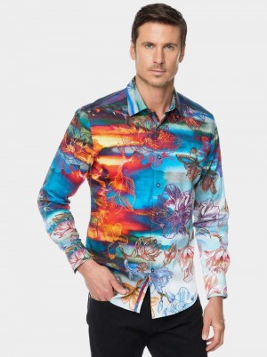 Robert Graham Inverness Long Sleeve Button Down Shirt Multi | EJ1423968