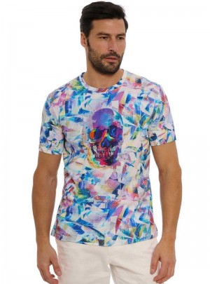 Robert Graham Kaleidoskull T-shirt Multi | FM7921354
