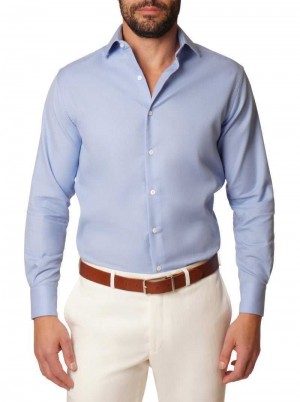 Robert Graham Kane Dress Shirt Lichtblauw | WP8724513