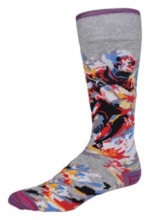 Robert Graham Knightsbridge Sock Grijs | HK3270914