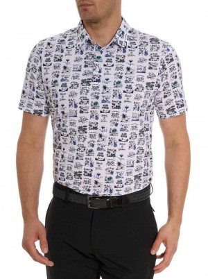 Robert Graham License To Chill Polo Wit | YI6437529