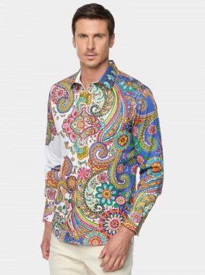 Robert Graham Limited Edition Dprops Long Sleeve Button Down Shirt Classic | PZ5397286
