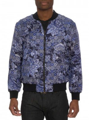 Robert Graham Limited Edition The Jet-set Reversible Bomber Jacket Multi | WL9615372