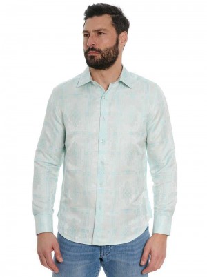 Robert Graham Limited Edition The Timeless Long Sleeve Button Down Shirt Tall Wit | PE0825394