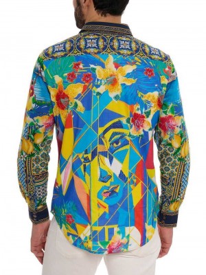 Robert Graham Limited Edition Toast The Coast Long Sleeve Button Down Shirt Multi | CT0321756