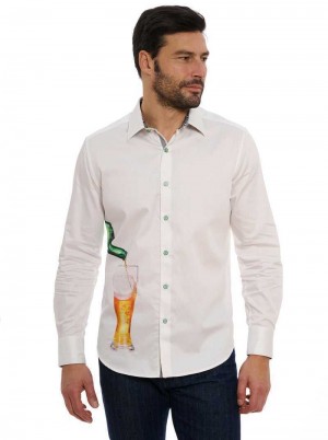 Robert Graham Made To Measure Long Sleeve Button Down Shirt Big Wit | NS3067291