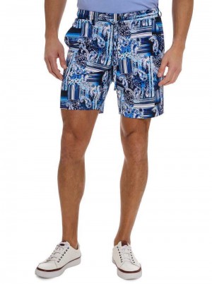 Robert Graham Makua Shorts Blauw | XD0938745