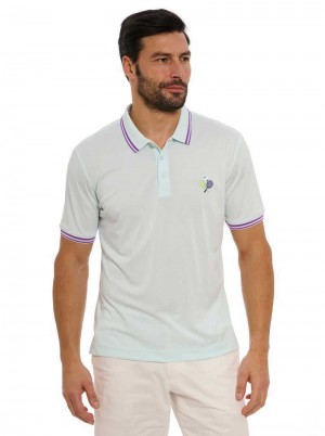 Robert Graham Match Point Polo Mintgroen | FU4317528