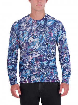 Robert Graham Meier Sweater Blauw | KZ7153908