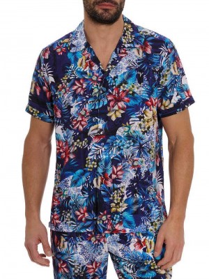 Robert Graham Merrick Short Sleeve Button Down Shirt Multi | VK7052468