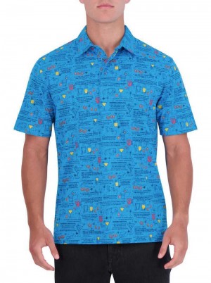 Robert Graham Negroni Polo Lichtblauw | UW5139670
