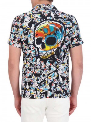 Robert Graham Omura Short Sleeve Button Down Shirt Multi | BS4186502