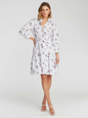 Robert Graham Paloma Dress Wit | DQ5340897