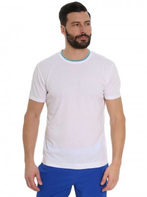 Robert Graham Pickle Passion T-shirt Wit | YP2517098