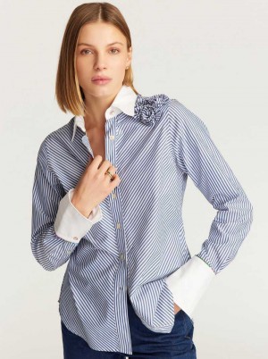 Robert Graham Priscilla Shirt Blauw | ZM2018359
