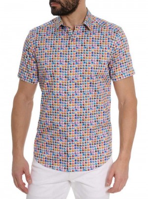 Robert Graham Prosser Short Sleeve Button Down Shirt Multi | WX4603972
