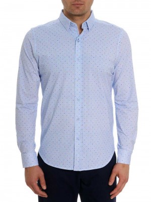 Robert Graham Ren Motion Long Sleeve Knit Shirt Multi | US1580376