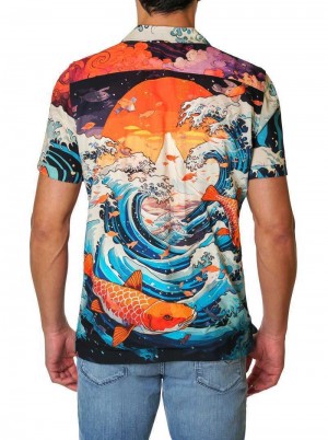 Robert Graham Ride The Wave Short Sleeve Button Down Shirt Multi | MV4951783