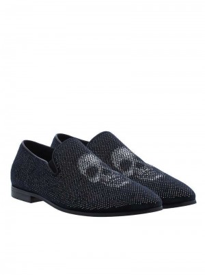 Robert Graham Roxberry Smoking Slipper Zwart | UK7960285