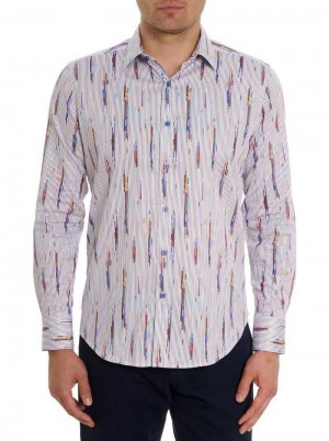 Robert Graham Shipping Lines Long Sleeve Button Down Shirt Multi | CK3568940