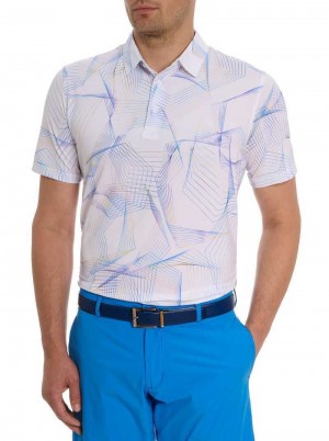 Robert Graham Sidecar Polo Wit | QP0432691