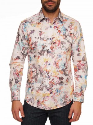 Robert Graham Splash Of Color Long Sleeve Button Down Shirt Multi | XD6403185