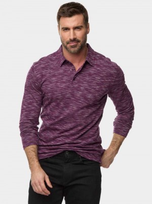 Robert Graham Thales Long Sleeve Polo Donkerblauw | HE9807461