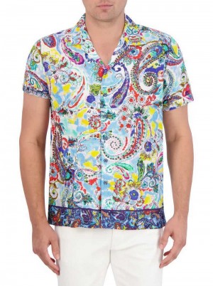 Robert Graham The Drake Short Sleeve Button Down Shirt Multi | FZ9320485