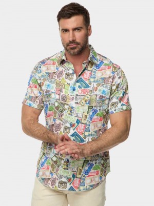 Robert Graham The Heist Short Sleeve Button Down Shirt Multi | FA4209381