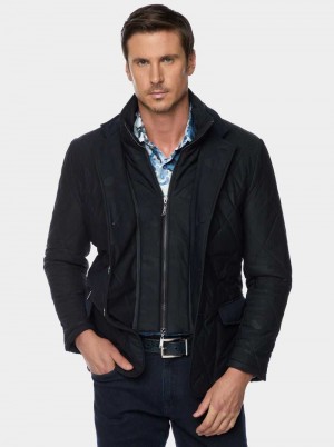 Robert Graham The Jetset V Woven Jacket Zwart | UT0687295