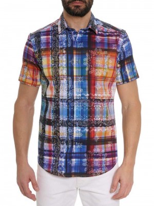 Robert Graham Troyes Short Sleeve Button Down Shirt Multi | HA2817069