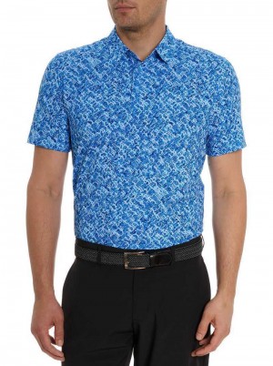 Robert Graham Tyne Polo Blauw | RU7851402