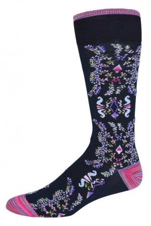 Robert Graham Warsaw Sock Donkerblauw | BI4865729